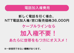 電話加入権不要