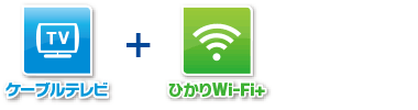 テレビとWi-Fiでおトク!